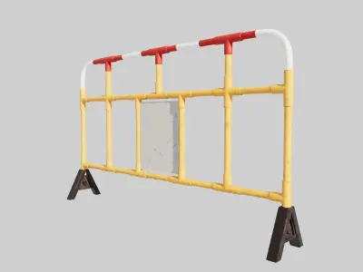 Hong Kong Plastic Barrier 3D model
