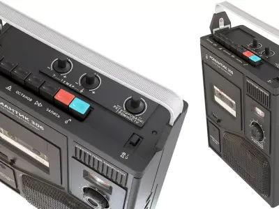 Tape recorder Romantic 306 3D model