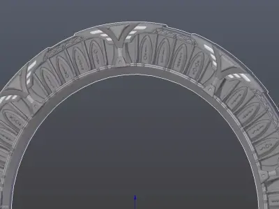 porte SGU 3D model