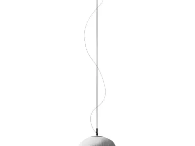 Pendelleuchte Amora aus Glas 3D model