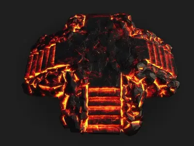 Staris Rock 13 Low-poly 3D model