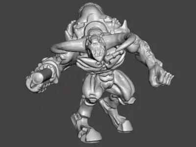 DOOM 3 CYBERDEMON MINIATURE FIGURE MODEL SCIFI GAMES RPG 3D print model