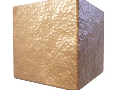 Hammered Metal Seamless PBR Texture - 4K Texture