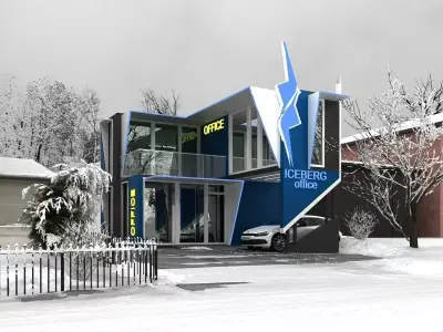 Modular office 60m2 3D model