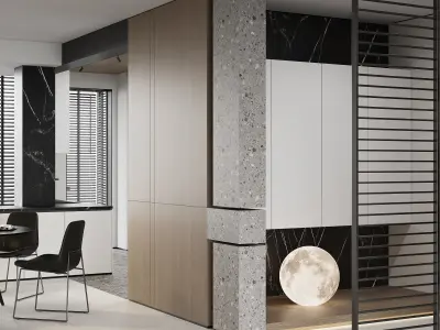 apartment interior scenes     3D model 26