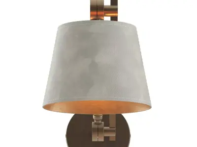 Cognac Hendrick Articulating Sconce 3D model