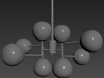 Maytoni Four Rod Lamp 3D model