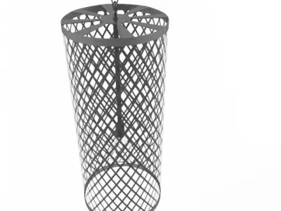 Chandelier lattice pendant light 3D model