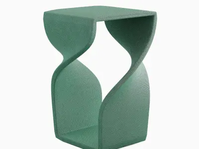 Twisted Stool for Childs 02 3D model