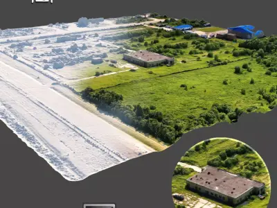 Aerial scan  1 3D model