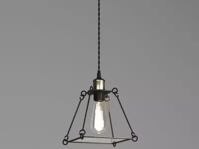 Hanging Lamp LOFT HOUSE P-148 3D model