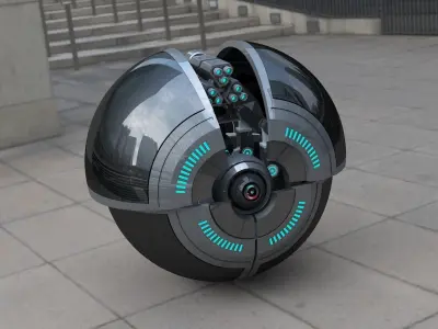 Spider Robot v2 3D model