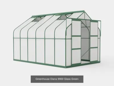 Collection of Greenhouse Diana - 6 Models 3D Model Pack