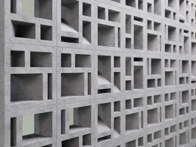 ROSTER CURTAIN PANEL RST-LB4 3D model