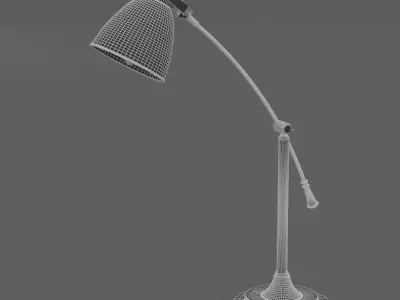 lamp 3d model desk 3D model
