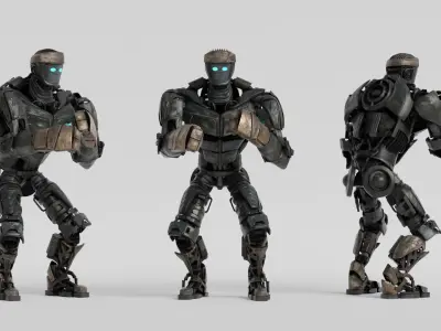 Atom Real Steel 3D model