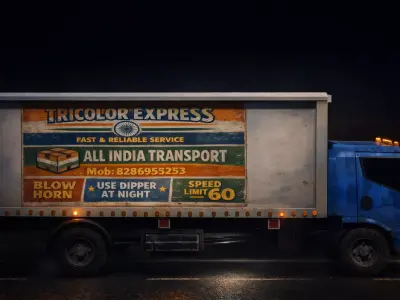 Indian Cargo Truck 3D model