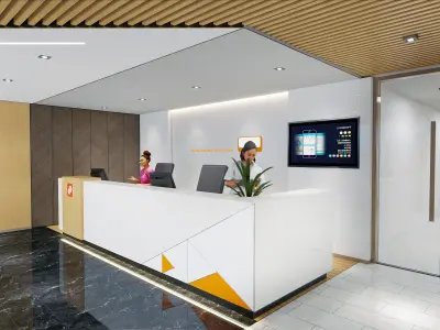 Hospital interior modern reception - Dental Clinic 3D model