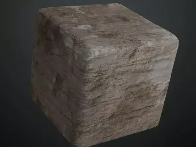 Antique High-Gloss Parquet Floor PBR Seamless Texture 8