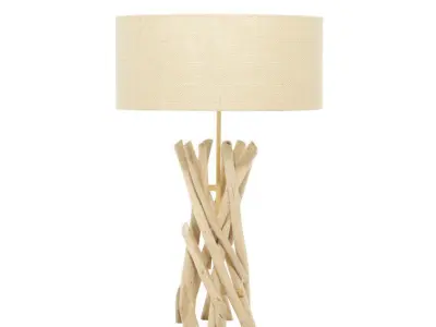 Palouse Wood Table Lamp 3D model