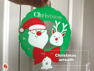 Christmas Wreath 3D print model