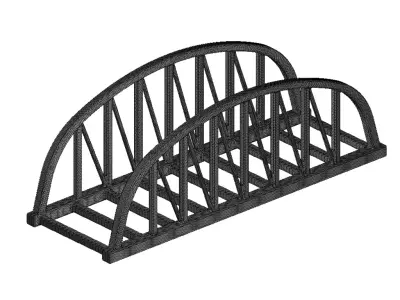 Premium Truss Bridge 3D print model