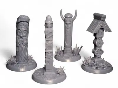 Pagan Idols 3D print model