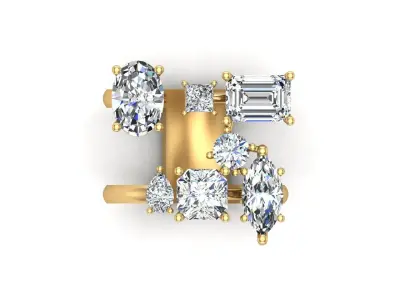 Jewelry ring 199 3D print model