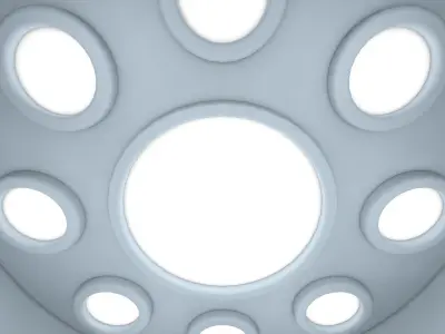 Sci Fi Room 3D model 17