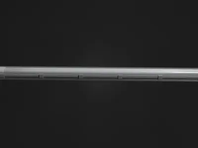 Fluorescent Lamp Low-poly 3D model get