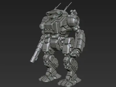 Mecha 2 3D print model