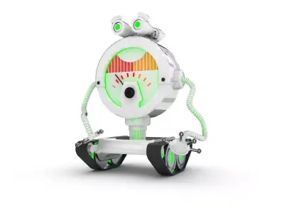 Funny Robot Character 3D model buy