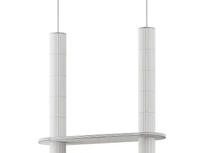 Meta Parallel brass 142 Pendant Lighting from Davidpompa 3D model