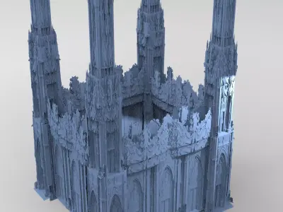 Palace of Versailles Bridge Fort  3D model