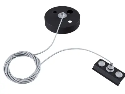 Track Lighting Accessory Track TRA001CW-11B Maytoni Technical Free 3D model