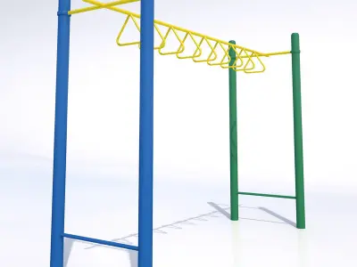 Monkey Bars-002 3D model