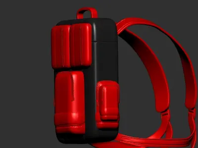 backpack sculpt 3d printable  3D model