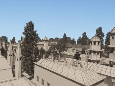 Saray-i Amire Manisa TURKIYE 3D model