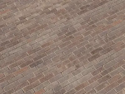 High Res Aged Clay Brick Floor  Texture