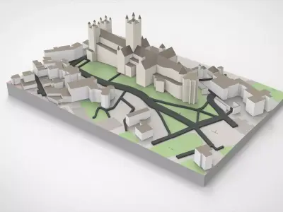 Canterbury Cathedral  Great Britain 3D model