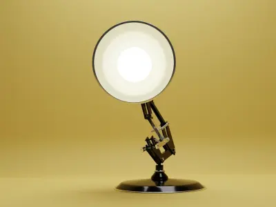 Pixar Lamp Low-poly 3D model