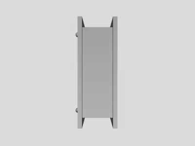 Brand Display Signboard - Geometry Only No Textures No Materials 3D model