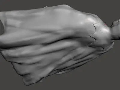 batman 3d model with base model for 3d printing  3D print model