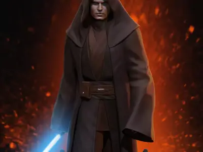 Anakin Skywalker Fan Art 3D print model