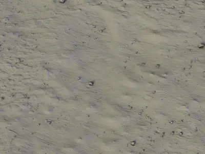 Gravelsand02 sand on mars 3D model