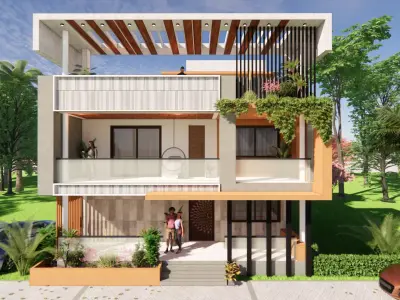 Contemporary Luxury House - Modern Villa Architecture 3D model