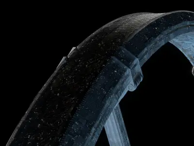 High Detail Orbital Centrifuge Station - C4D Octane 3D model