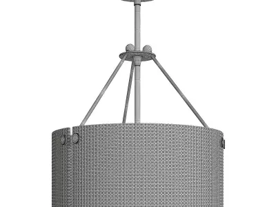 CLEAR DIAMOND SEMI FLUSH MOUNT Low-poly 3D model