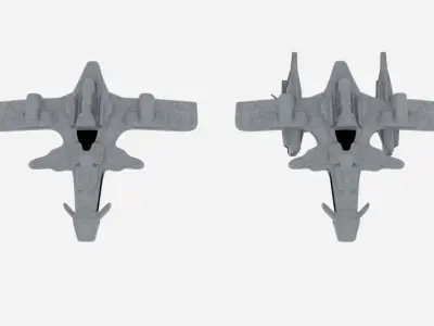 Scifi Spaceship 3D model