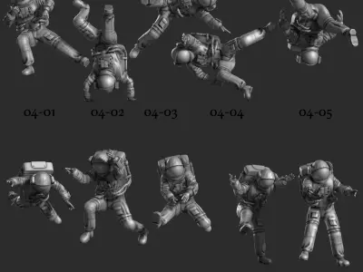 Astronaut 04 3D print model